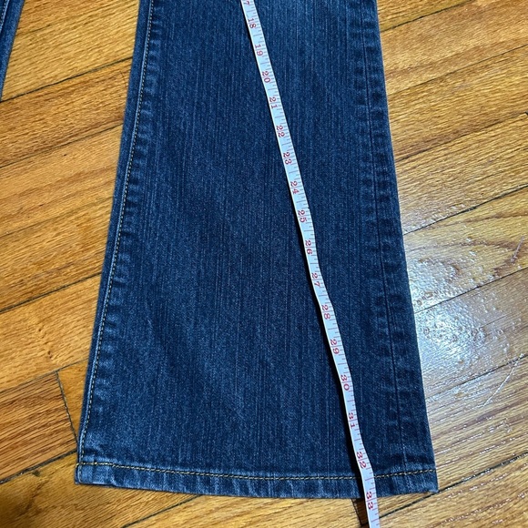Michael Kors Bootcut Leg Jeans Women's Size 4 Blue Dark Wash Denim Low Rise - Picture 3 of 10